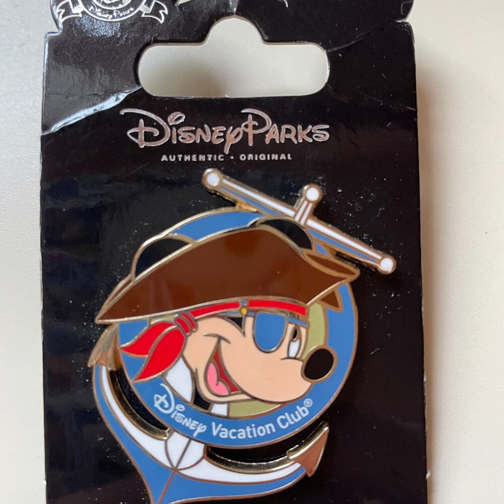DISNEY PARKS PIRATE MICKEY DISNEY VACATION CLUB PIN